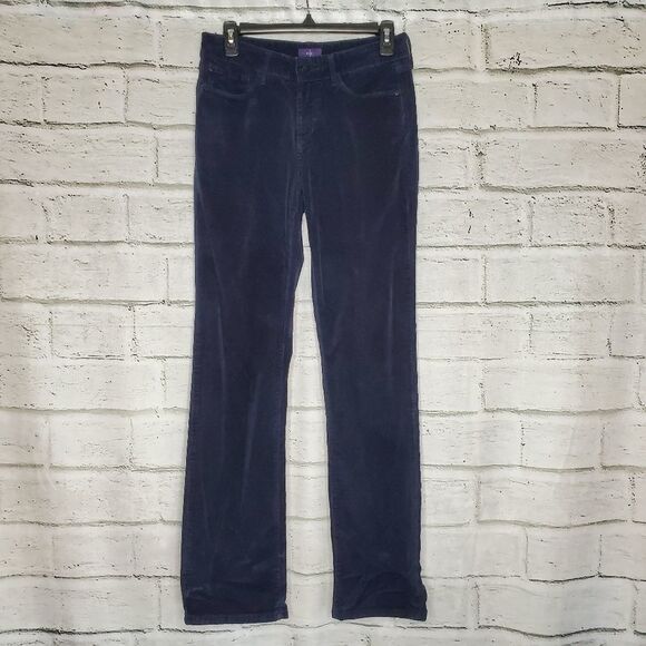 NYDJ Women's Marilyn Straight Leg Jeans Corduroy Blue - Picture 1 of 10